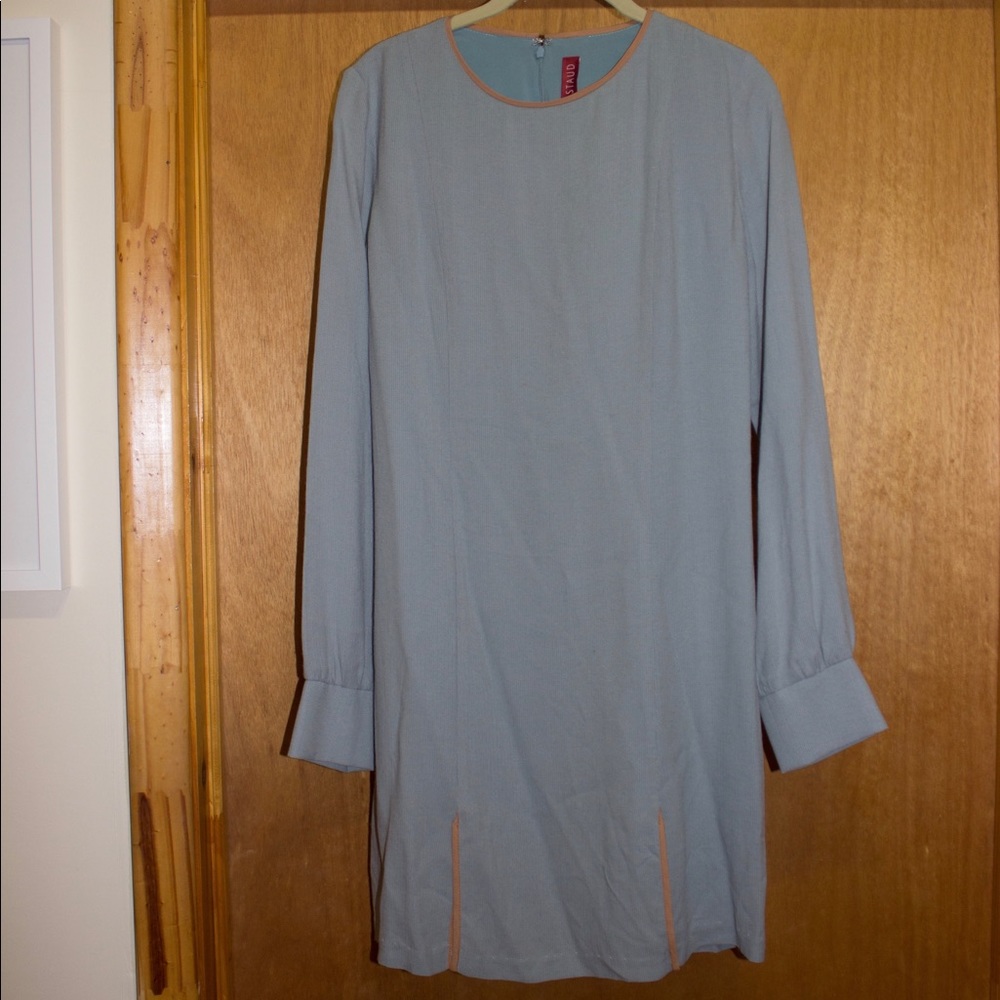 NEW STAUD MINI DRESS WITH LONG SLEEVES